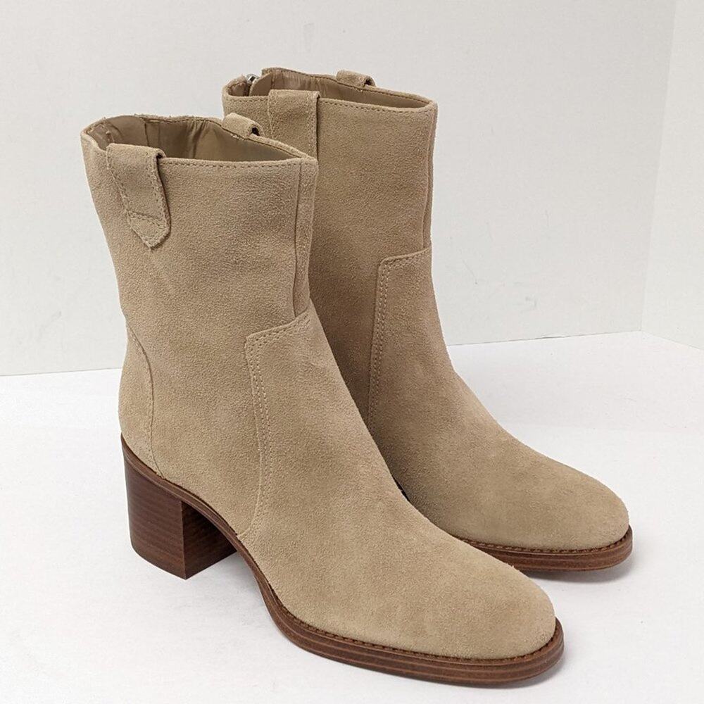 Vince Camuto Zanilla Ankle Boots, Taupe Suede, Women's 6.5 M